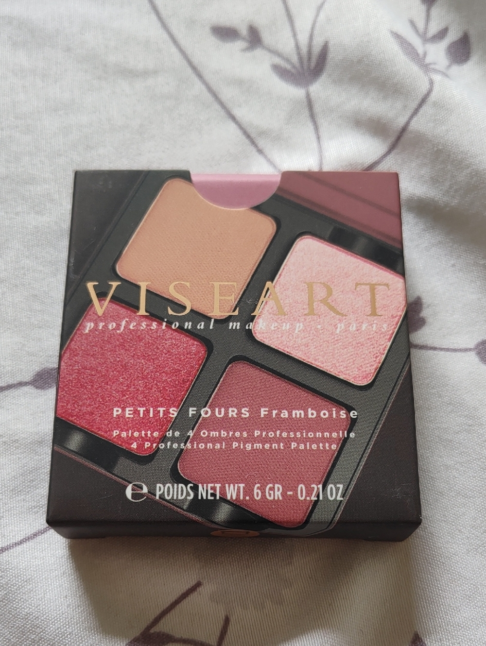 Viseart Petit Fours Framboise Eyeshadow Palette Pink